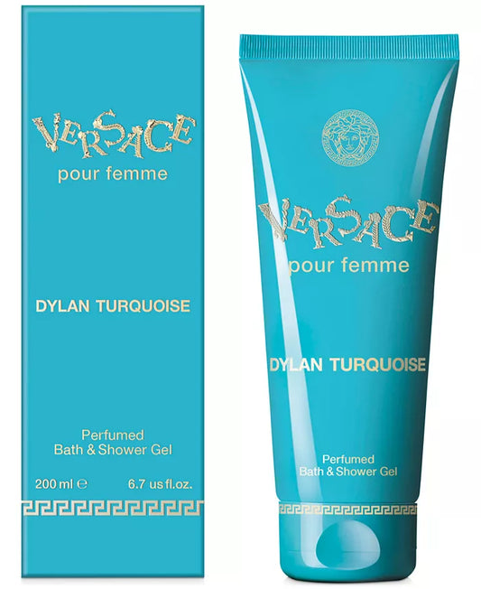 Versace Dylan Turquoise Perfumed Bath & Shower Gel 6.7 Oz