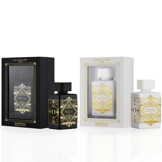 Bad'ee Al Oud Glory AND Bade’e Al Oud Honor & Glory EDP Sprays 100ML