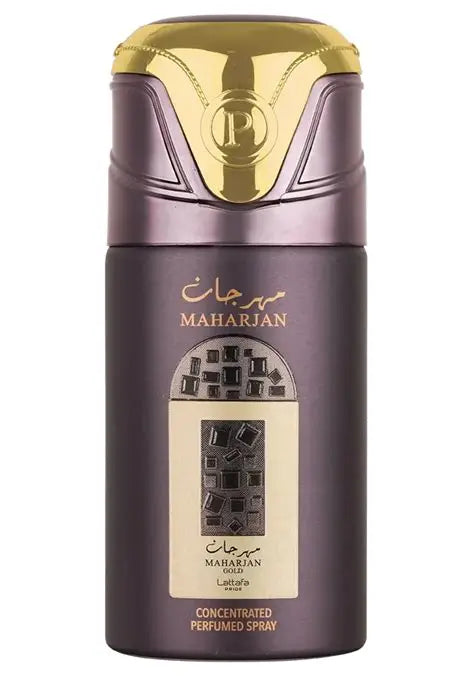 Lattafa Maharjan Gold Body Spray 6.7 Oz