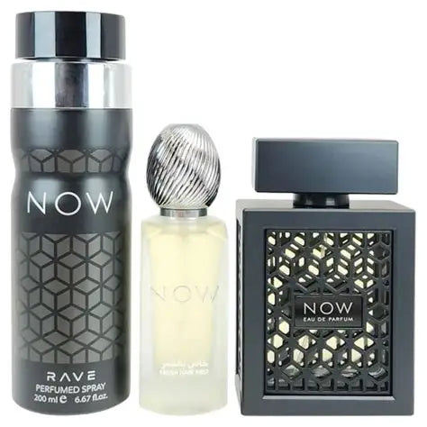 Rave Now 3 Piece Set by Lattafa for Men
