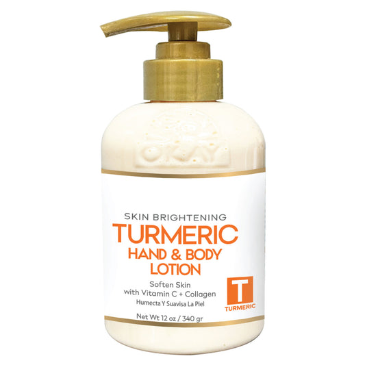 OKAY Turmeric Hand & Body Lotion - 12 oz / 355 ml